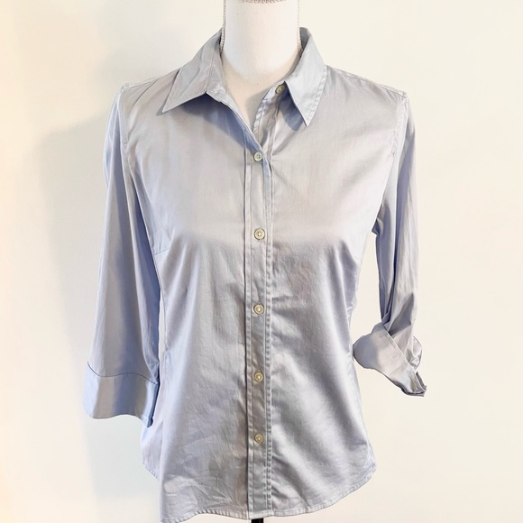 NEW Women’s BANANA REPUBLIC Stretch Button Up Poplin Shirt - Picture 11 of 15